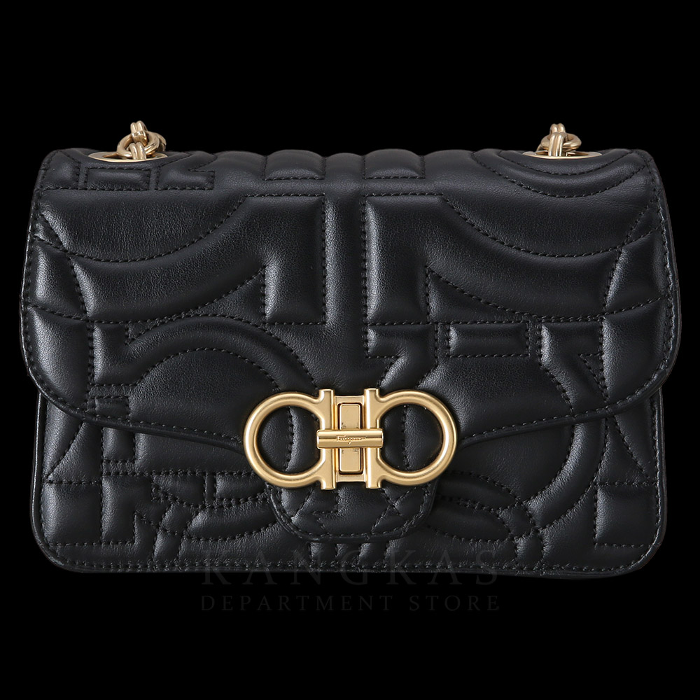 FERRAGAMO(USED)페레가모 간치니 체인 숄더백